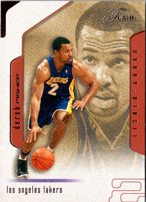 2001 Flair Derek Fisher #2