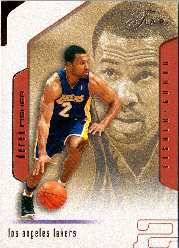 2001 Flair Derek Fisher #2