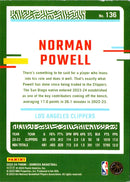 2023 Donruss Red Norman Powell