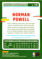 2023 Donruss Red Norman Powell #136