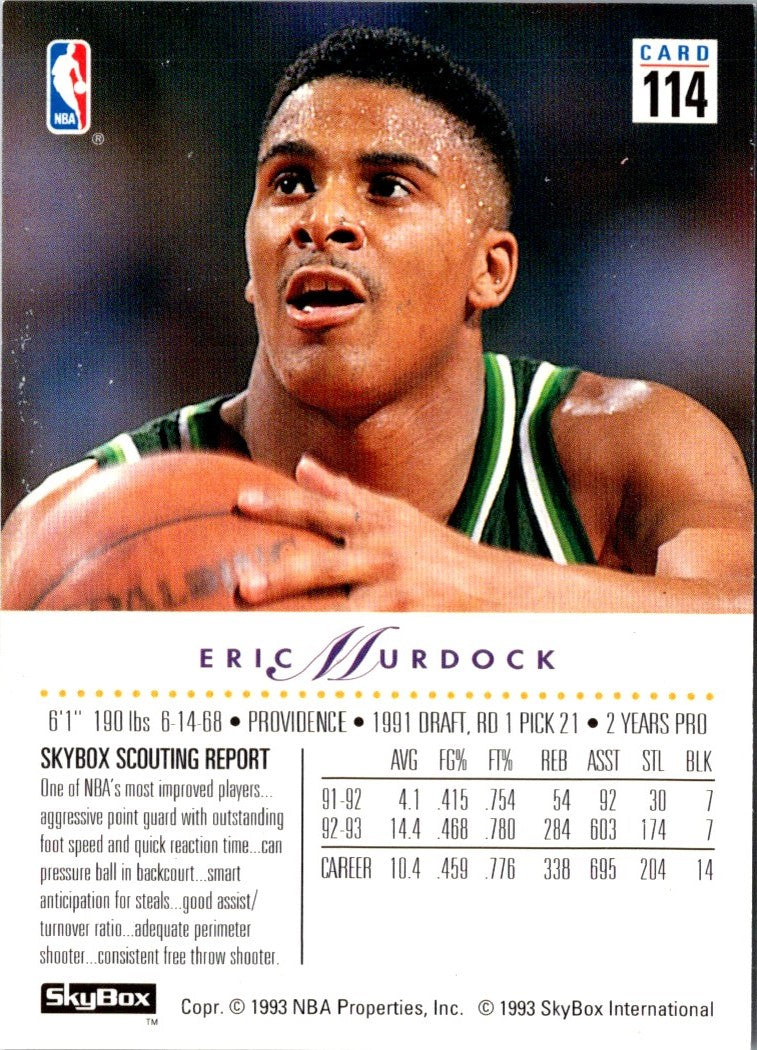 1993 SkyBox Eric Murdock