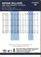 2004 Fleer Platinum Bernie Williams #10