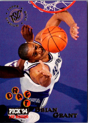 1994 Stadium Club Brian Grant #225 Rookie