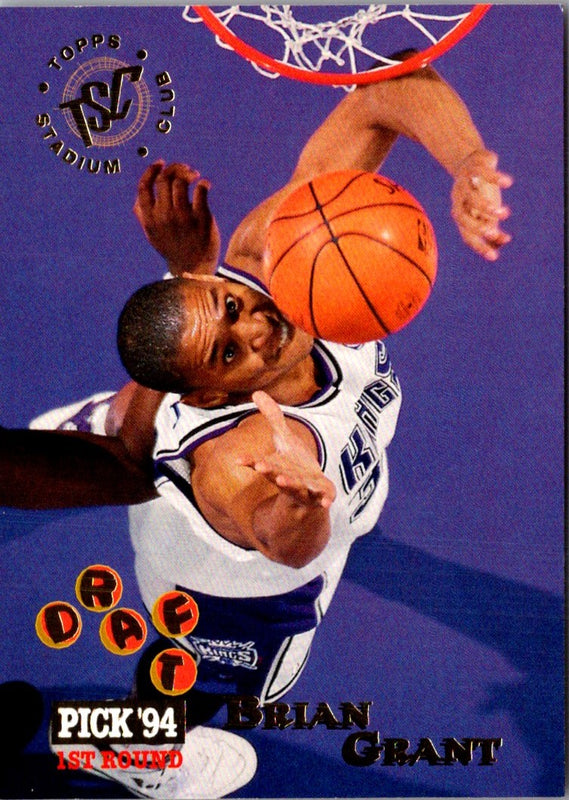 1994 Stadium Club Brian Grant #225 Rookie