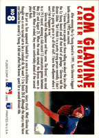 1993 Fleer Tom Glavine Career Highlights Tom Glavine #8