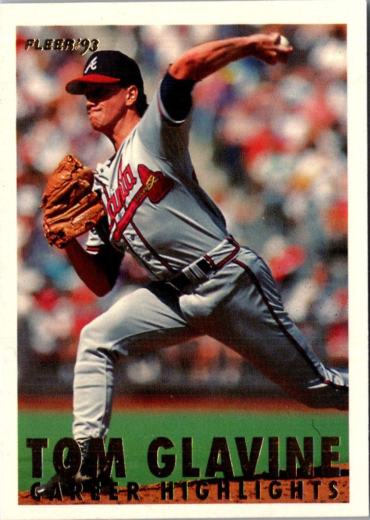 1993 Fleer Tom Glavine Career Highlights Tom Glavine