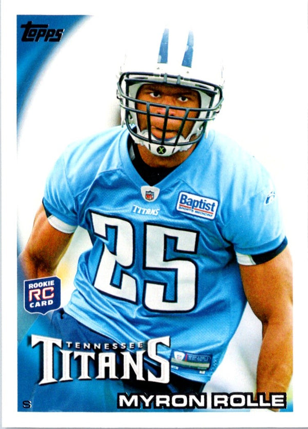 2010 Topps Myron Rolle #197 Rookie