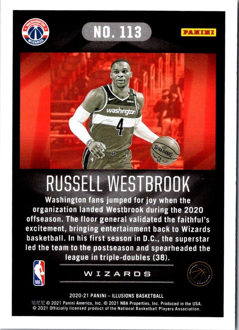 2021 Panini Red Russell Westbrook