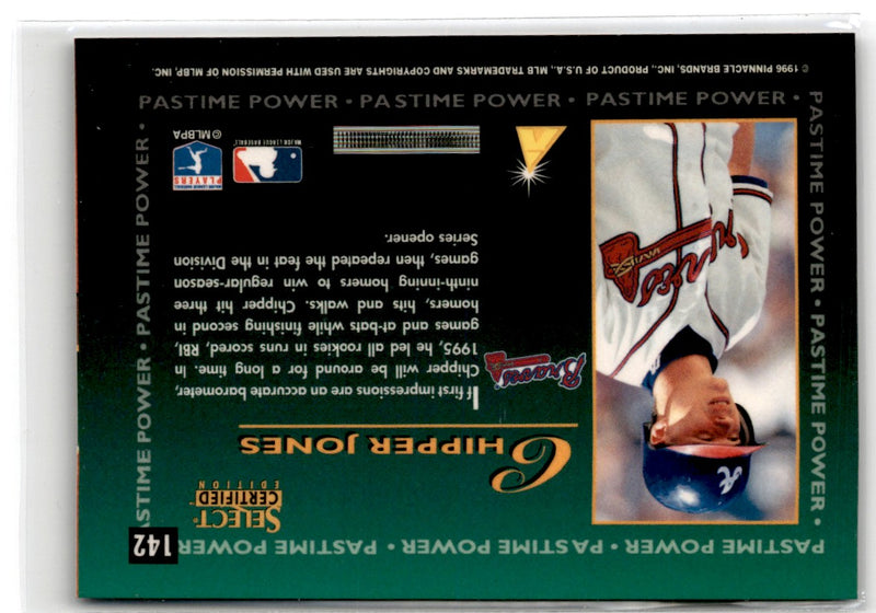 1996 Select Certified Blue Chipper Jones