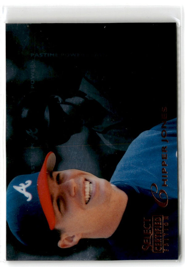 1996 Select Certified Blue Chipper Jones #142