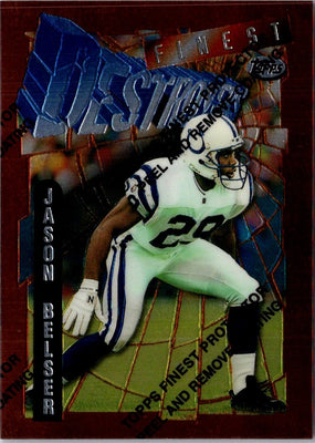 1996 Finest Jason Belser #343