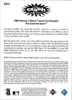 1998 Collector's Choice You Crash the Game Exchange Albert Belle #CG11