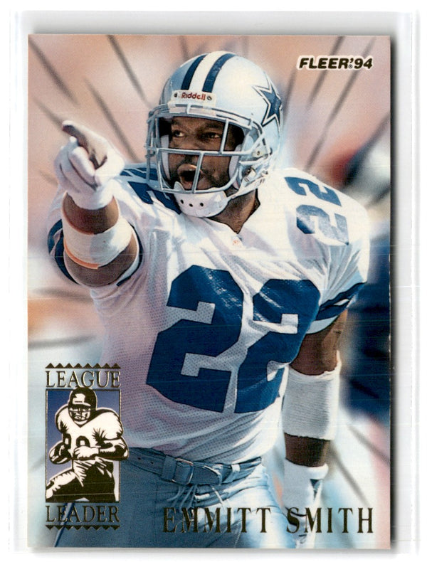 1994 Fleer League Leaders Emmitt Smith #7