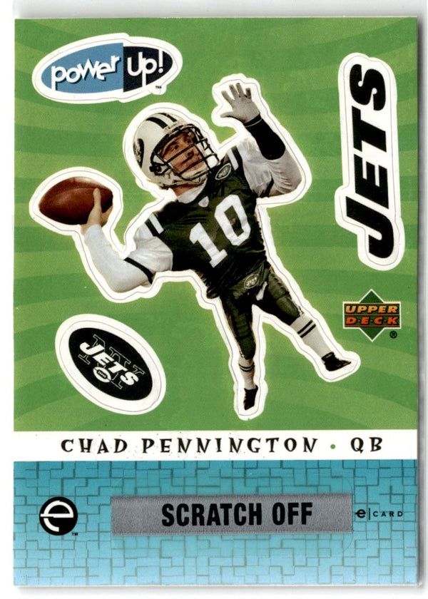 2004 Upper Deck Power Up Stickers Chad Pennington #PU-20