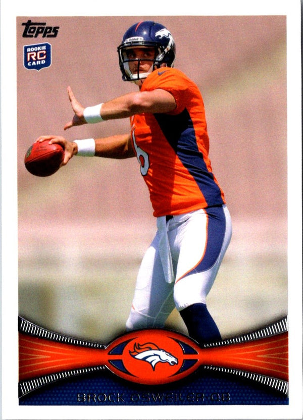 2012 Topps Brock Osweiler #365A Rookie
