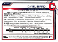 2021 Bowman Chrome Prospects Daniel Espino #BCP-123