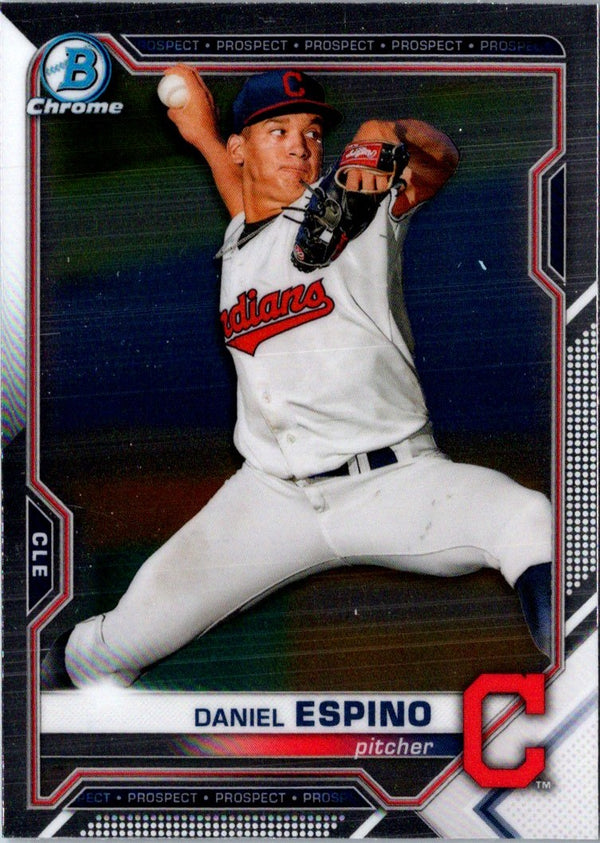 2021 Bowman Chrome Prospects Daniel Espino #BCP-123