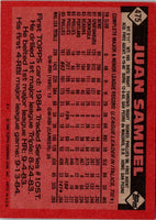 1986 Topps Juan Samuel #475