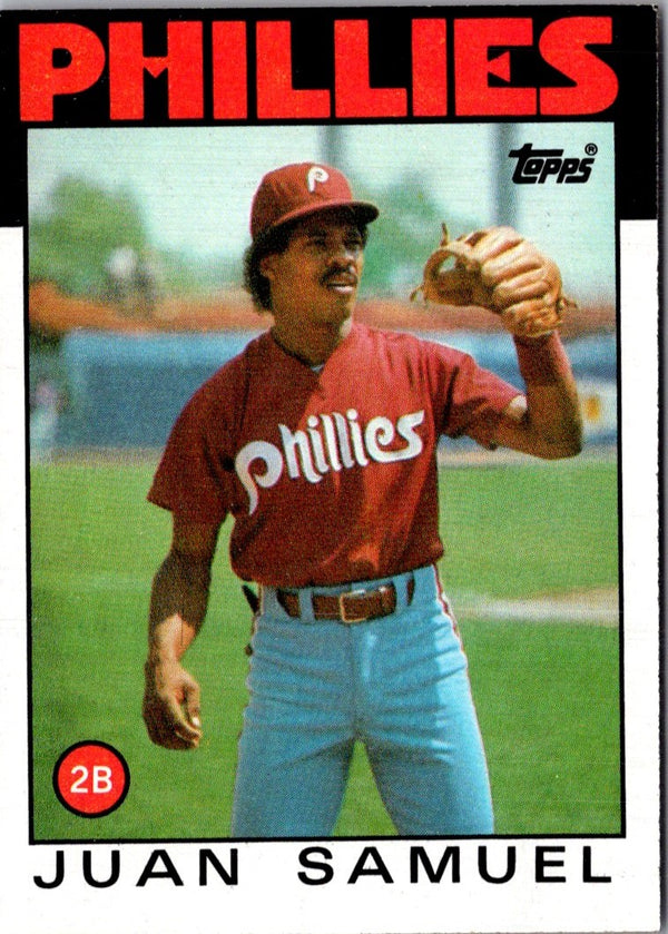 1986 Topps Juan Samuel #475