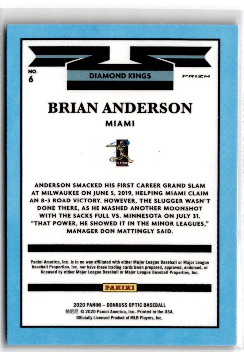 2020 Donruss Pink Brian Anderson