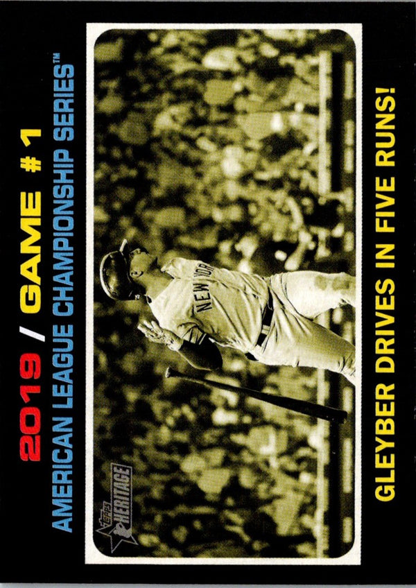 2020 Topps Heritage Gleyber Drives In Five Runs! #195