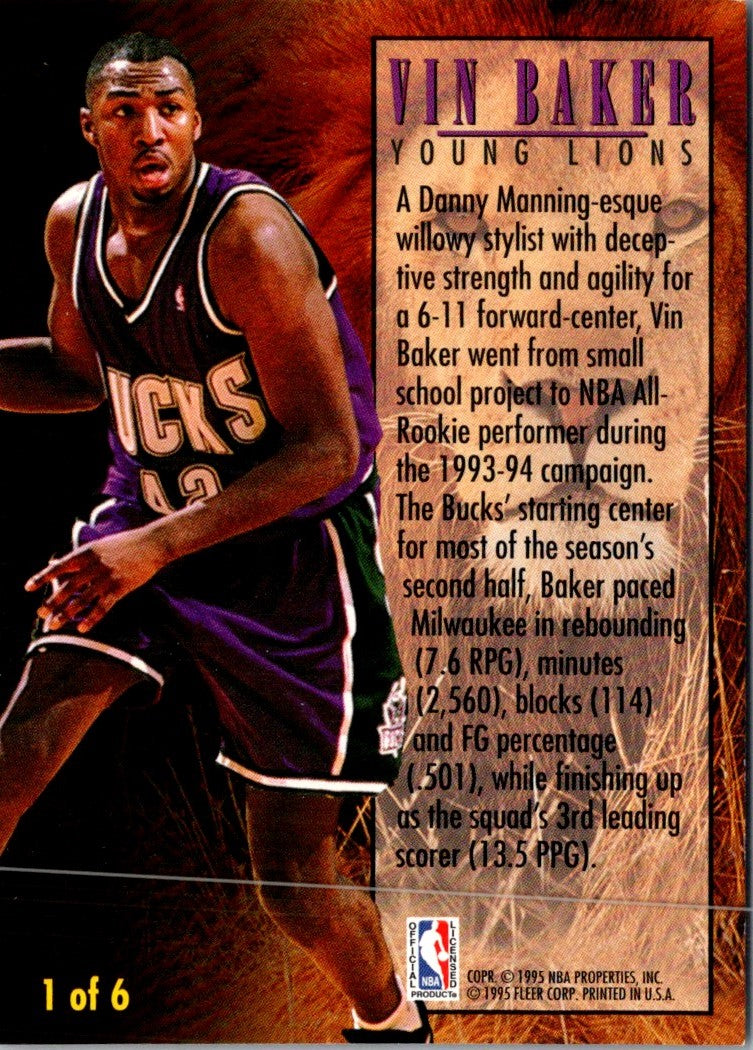 1995 Fleer Vin Baker