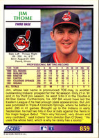 1992 Score Jim Thome #859