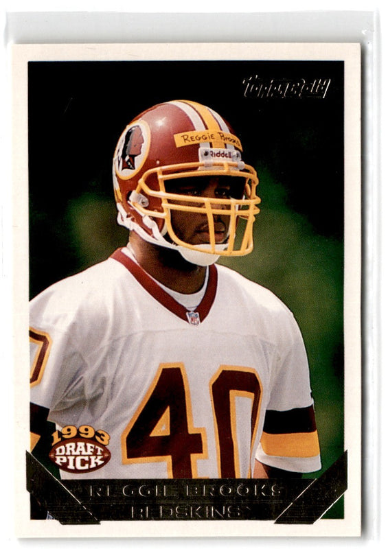 1993 Topps Reggie Brooks #204 Rookie
