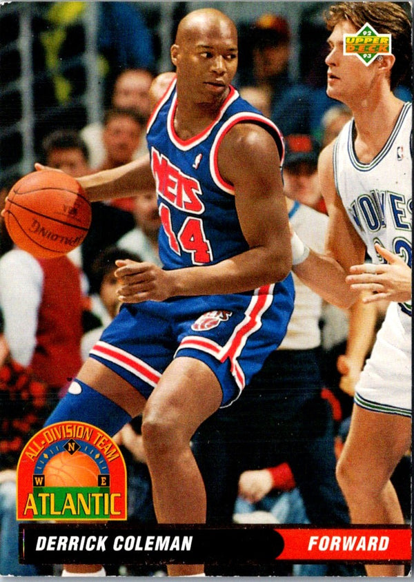 1992 Upper Deck All-Division Team Derrick Coleman #AD2