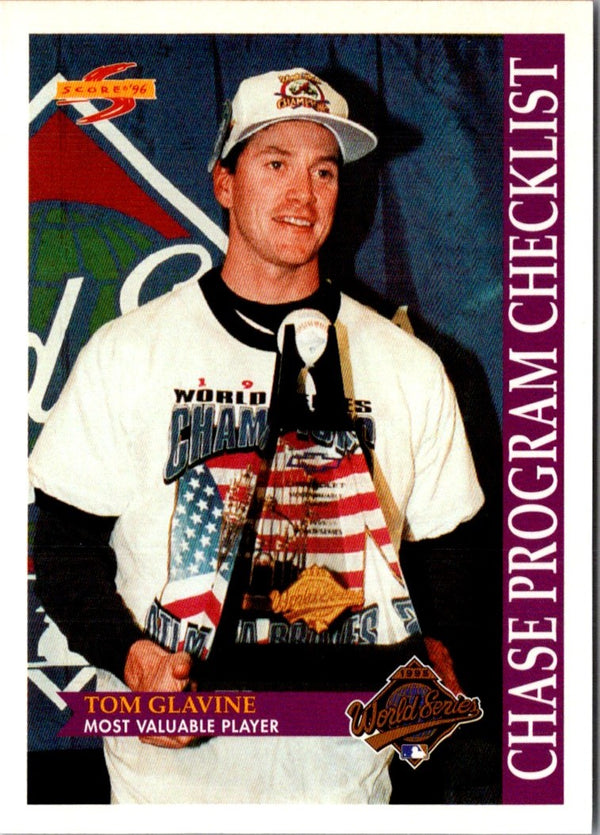 1996 Score Tom Glavine #517