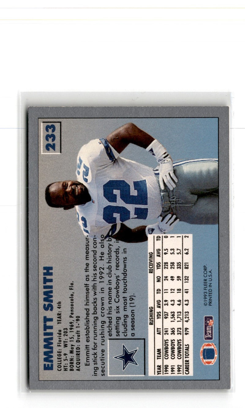 1993 Fleer Emmitt Smith