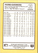 1988 Donruss Baseball's Best Pedro Guerrero