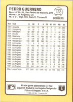 1988 Donruss Baseball's Best Pedro Guerrero #122