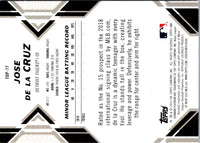 2019 Bowman Platinum Top Prospects Jose de la Cruz #TOP-77
