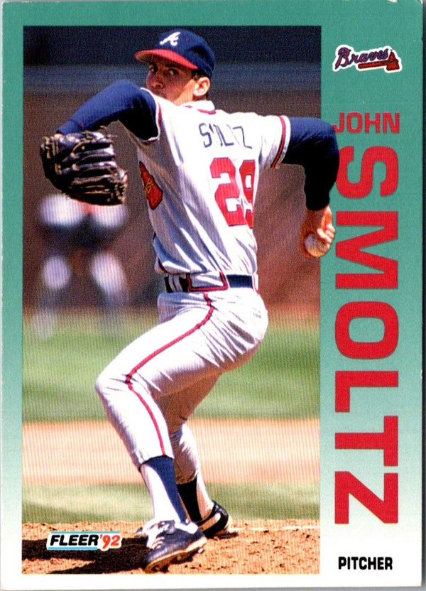 1992 Fleer John Smoltz #371