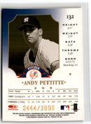 1998 Leaf Fractal Foundations Andy Pettitte