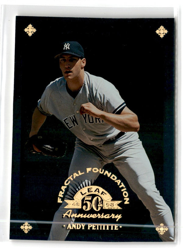1998 Leaf Fractal Foundations Andy Pettitte #132 2444/3999
