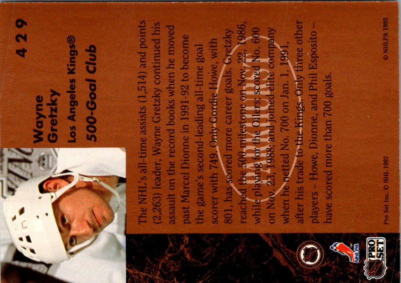 1991 Parkhurst Wayne Gretzky