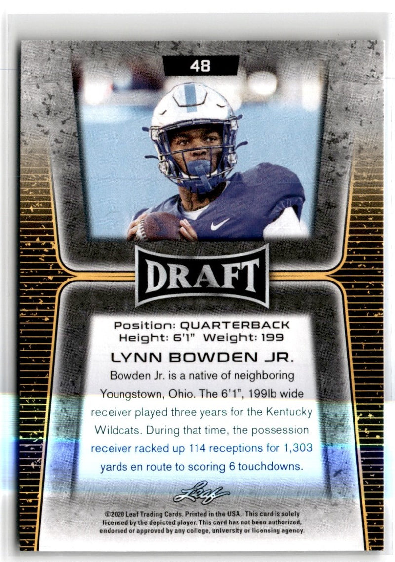 2020 Leaf Draft Lynn Bowden Jr.