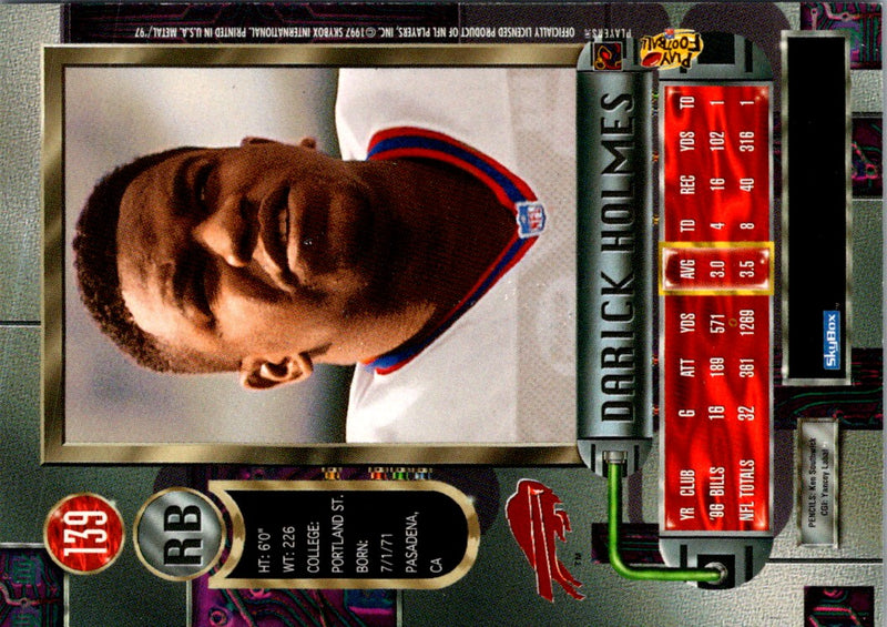 1997 Metal Universe Darick Holmes