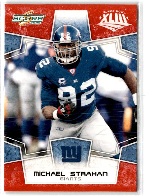 2008 Score Super Bowl XLIII Michael Strahan #214