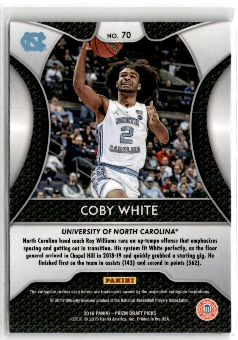 2019 Panini Prizm Draft Picks Coby White