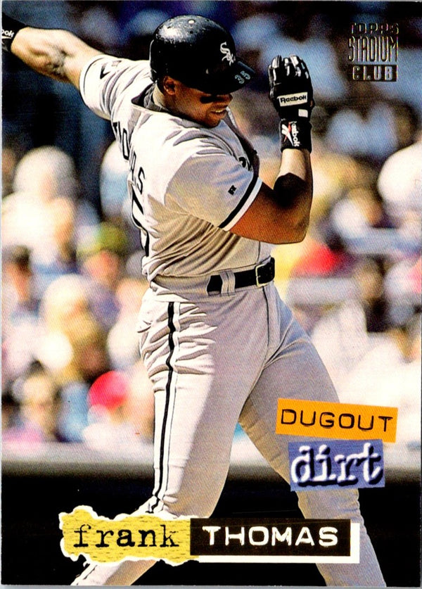 1994 Stadium Club Dugout Dirt Frank Thomas #9