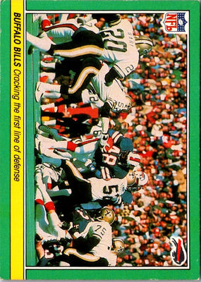 1984 Fleer Team Action Stickers Buffalo Bills Helmet #NNO