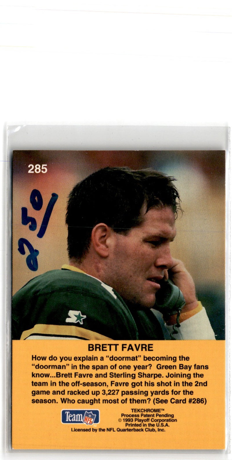 1993 Playoff Brett Favre