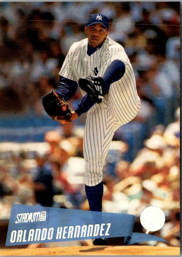 2000 Stadium Club Orlando Hernandez #8