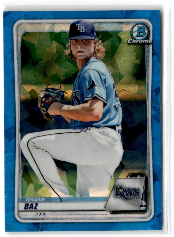 2020 Bowman Chrome Prospects Sapphire Shane Baz #BCP-20