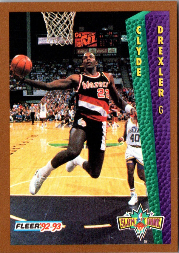 1992 Fleer Tony's Pizza Clyde Drexler #NNO