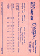 1989 Star Charlotte Rangers Mick Billmeyer