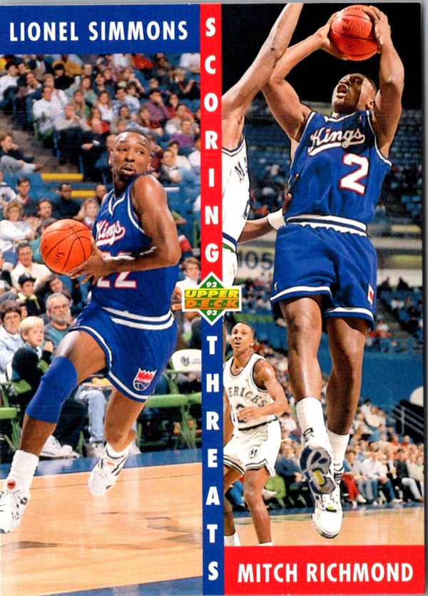1992 Upper Deck Lionel Simmons/Mitch Richmond #504